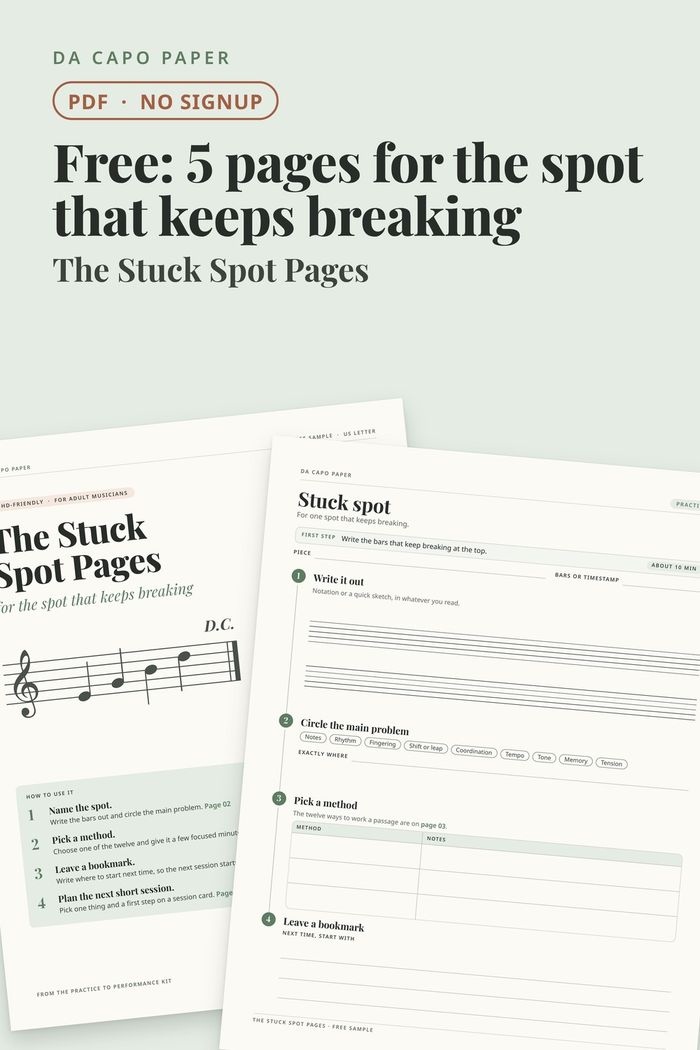 The Stuck Spot Pages
