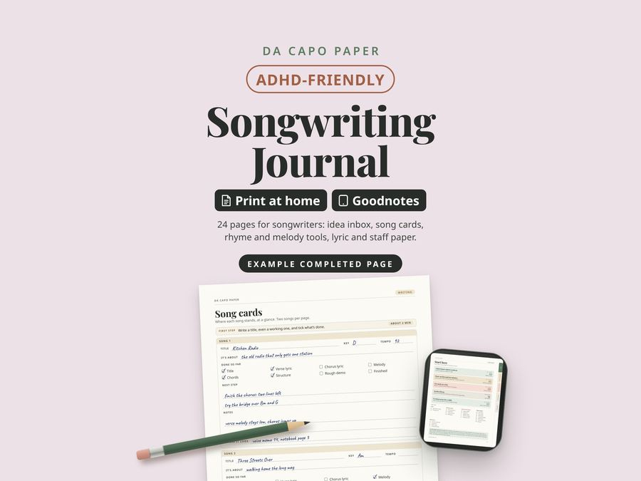 Songwriting Journal